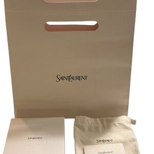Saint Laurent Paper Tote Bag Saint Laurent Box Duster Receipt Holder